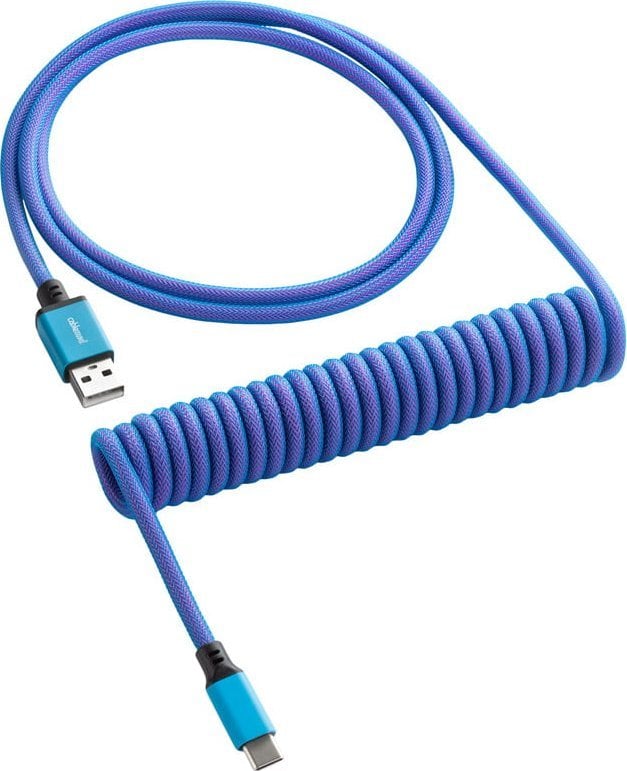 CableMod USB-C - USB-A Cablu USB 1,5 m roșu-albastru (CM-CKCA-CLB-ILB150ILB-R)