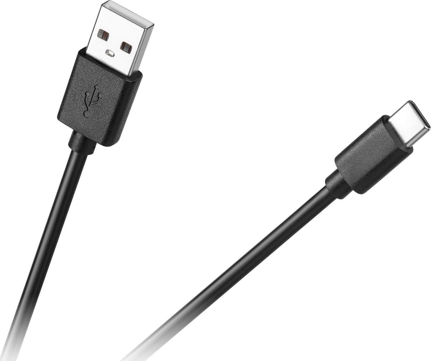 Cabletech USB-A - USB-C cablu USB 1 m negru (KPO4019-1)