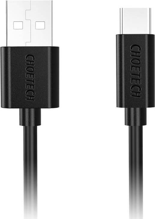 Kabel USB Choetech CHOETECH AC0003 BLACK kabel USB C - USB A | 2m