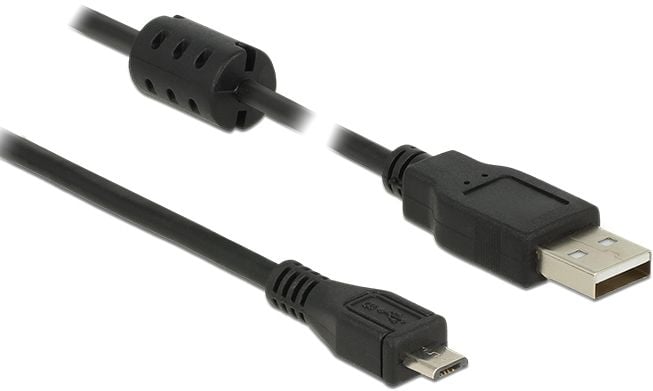 Micro USB B, 1.50m, negru (84902)