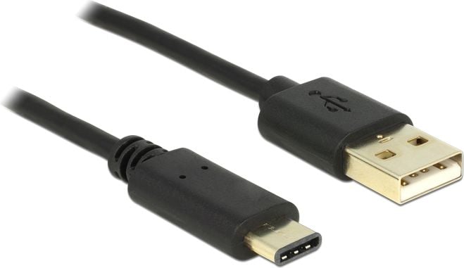 Cablu USB tip C (device) la USB 2.0-A (host) 2m, Delock 83327
