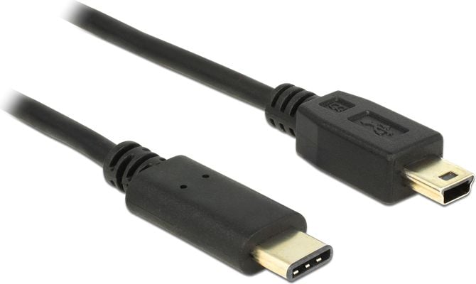 Kabel USB Delock USB-C - 2.5 m Czarny (83336)