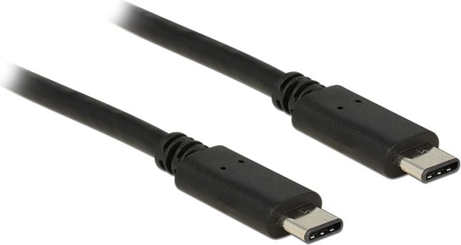 Cablu de date USB Tip C 2.0 Delock, 1m, Negru