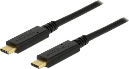 Delock Cablu USB USB-C - USB-C 2 m negru (83668)