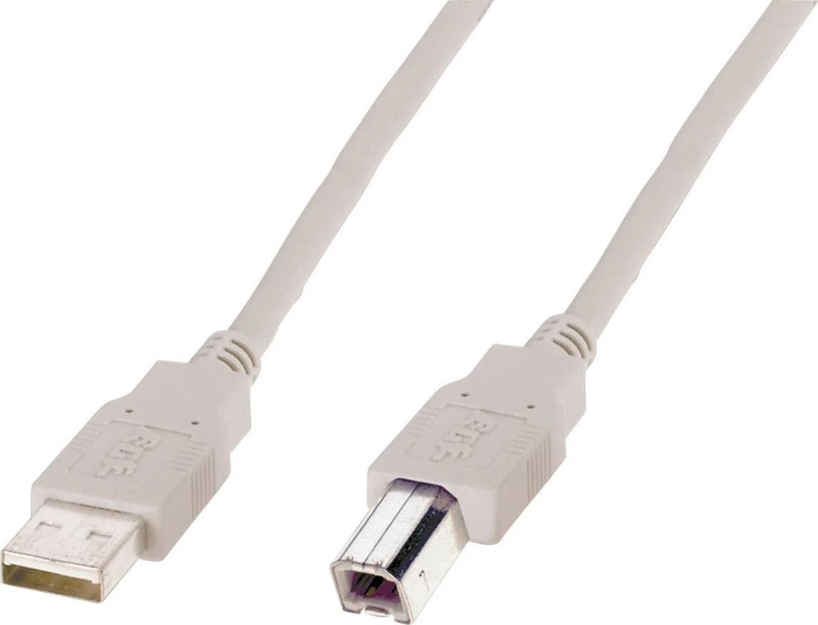 Accesoriu pentru imprimanta assmann Cablu imprimanta ASSMANN USB 2.0 A / M - USB B / M, 1,8 m (AK-300102-018-E)