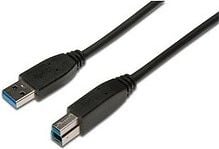 USB A / B USB, 1.8m, negru (AK-300115-018-S)