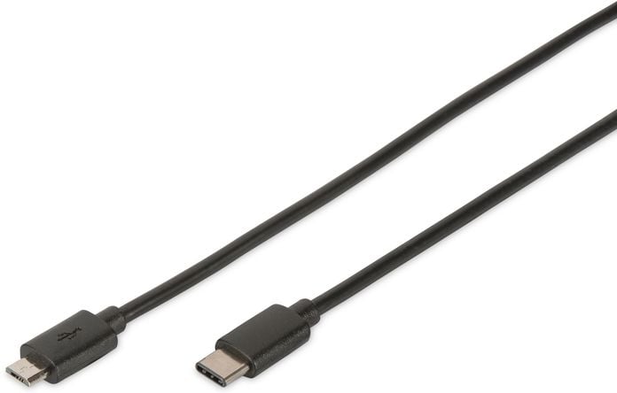 Kabel USB Digitus USB-C - USB-C 1.8 m Czarny (DB-300137-018-S)