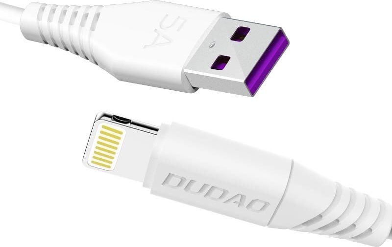 Dudao USB-A - Cablu Lightning 1 m Alb (52134)