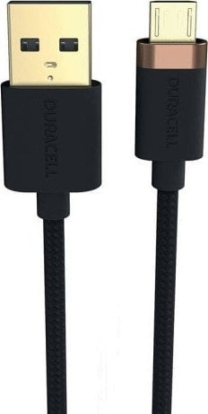 Cablu USB Duracell Cablu USB la Micro USB Duracell 1m (negru)