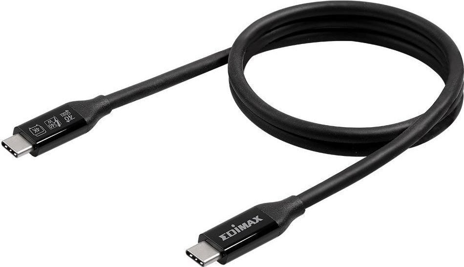 Cablu USB EdiMax Cablu USB4/Thunderbolt 3 Edimax UC4-010TB V2 1m USB-C la USB-C negru