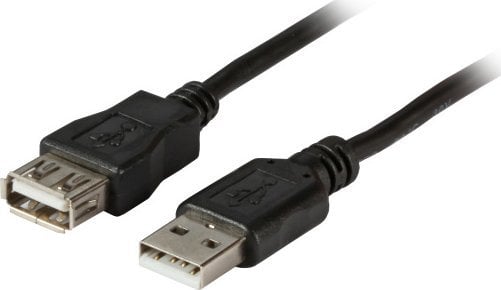 Cablu USB EFB USB-A - USB-A 1 m Negru (K5248.1V2)