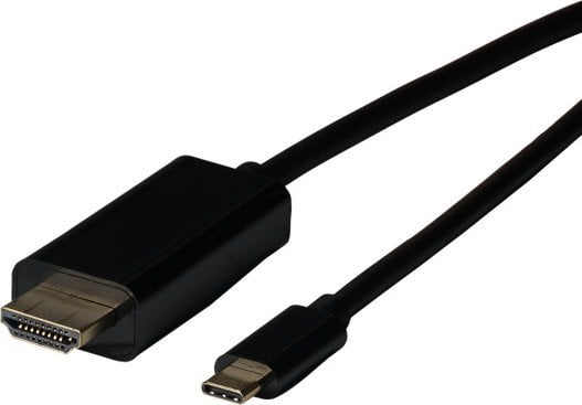 Cablu USB EFB USB-C - HDMI 2 m Negru (EBUSBC-HDMI-4K30K.2)