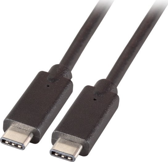 Cablu USB EFB USB-C - USB-C 0,5 m Negru (K5283-5ASW.0,5)