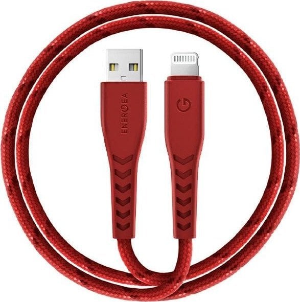 Kabel USB Energea ENERGEA kabel Nyloflex USB - Lightning Charge and Sync C89 MFI 1.5m czerwony/red