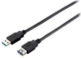 Equip USB-A - USB-A Cablu USB 2m negru (128398)