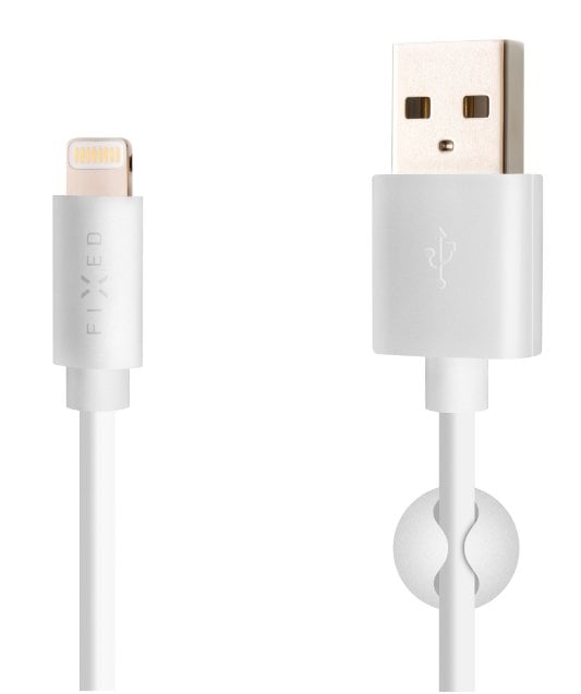 USB-A fix - Cablu USB Lightning 2m alb (FIXD-UL2M-WH)