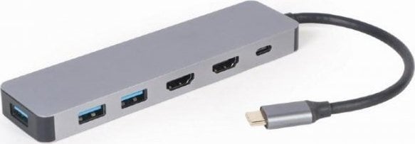 Cablu USB ADAPTOR I/O Gembird USB-C LA HDMI/USB3/3IN1 A-CM-COMBO3-03 GEMBIRD