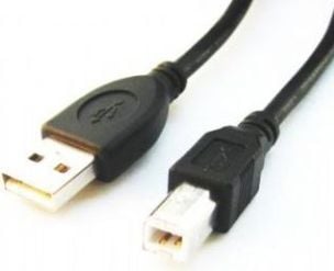 Cabluri - Cablu USB Gembird USB 2.0 (T) la USB 2.0 Type-B (T), 1.8m, conectori auriti, Negru