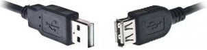 Accesoriu pentru imprimanta gembird Cablu AMAF, prelungitor USB 2.0 1.8m nichel capete negru (CCP-USB2-AMAF-6)