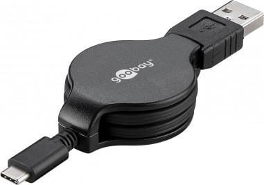 Gembird USB-A - cablu USB-C 1 m negru (45743)