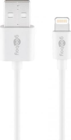 Goobay miniUSB - Cablu USB Lightning 0,5 m alb (533833)