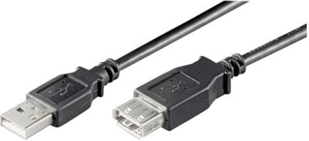 Cablu USB Goobay USB-A - USB-A 5m negru (68905)