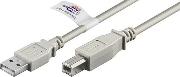 Cablu USB Goobay USB-A - USB-B 5 m gri (50833)