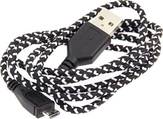 Hertz USB-A - cablu microUSB 1 m negru (V31AC-KK21C)