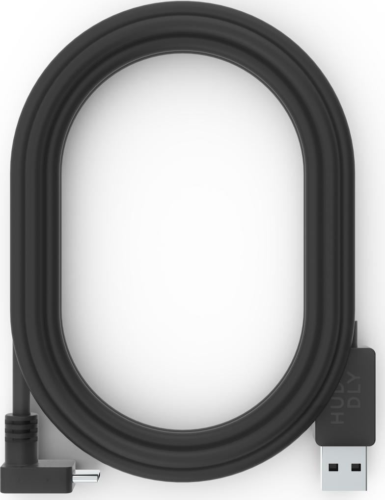 Kabel USB Huddly USB-C - USB-A 5 m Czarny (7090043790368)