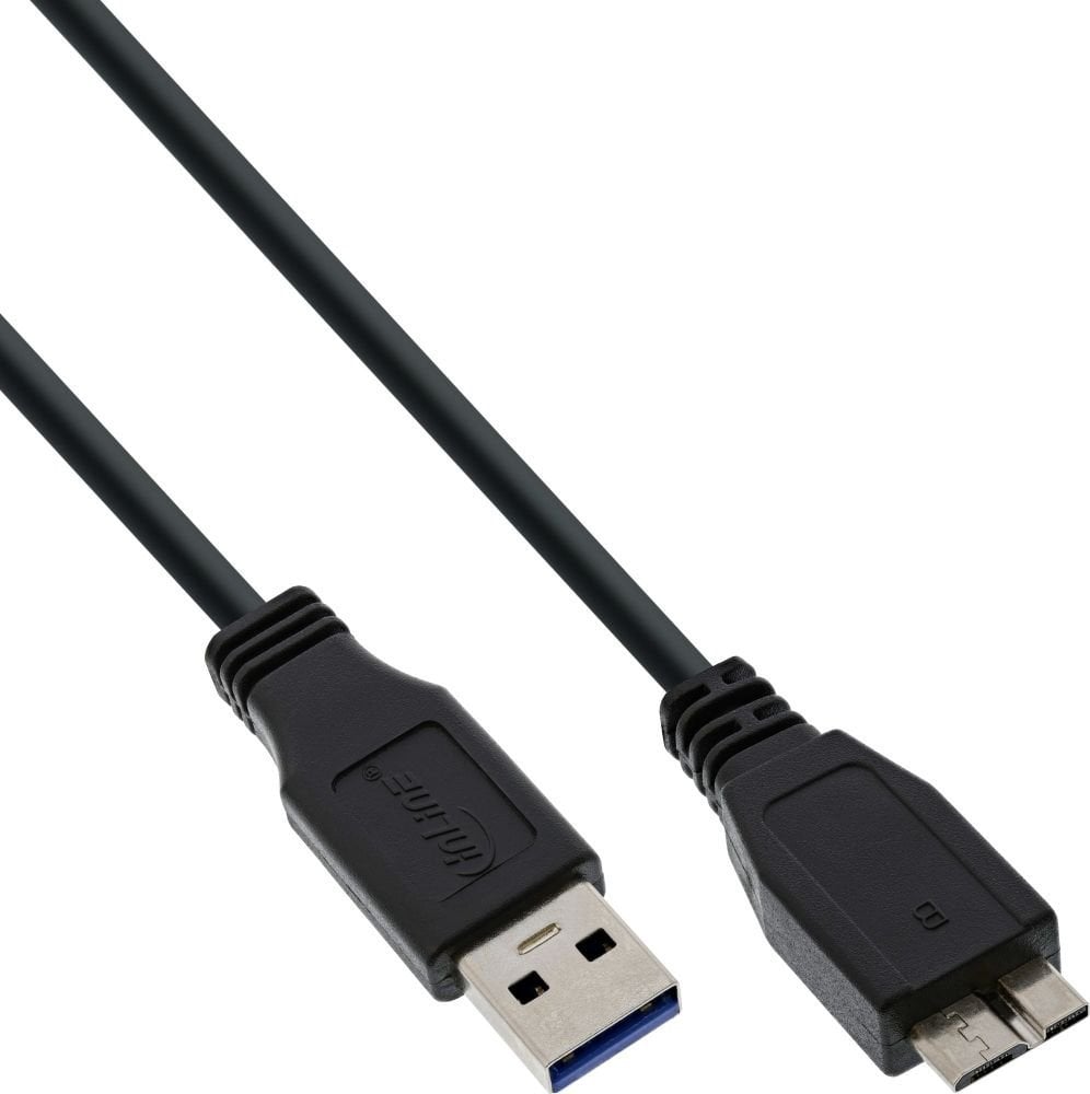 Accesoriu pentru imprimanta inline USB 3.0 A/micro USB B, 2m, negru (35420)