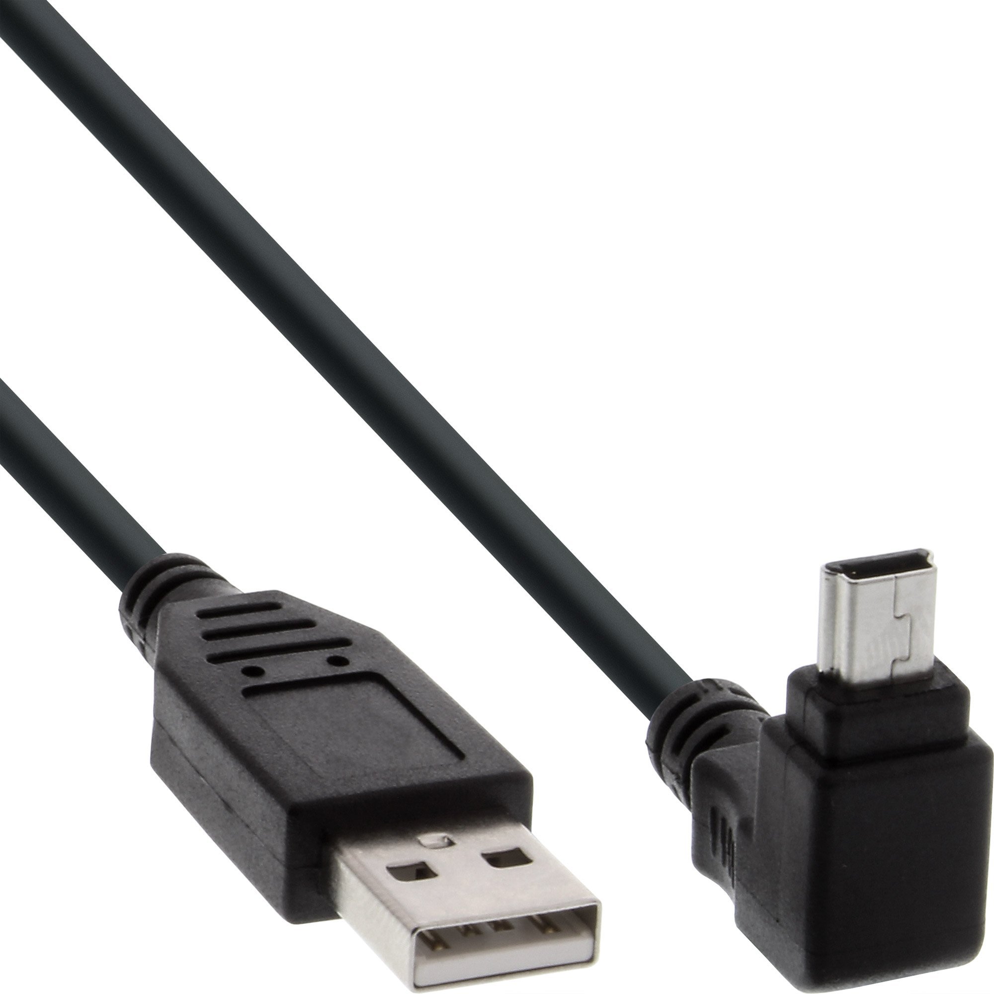 Cablu USB InLine USB-A - miniUSB 5 m Negru (34150)