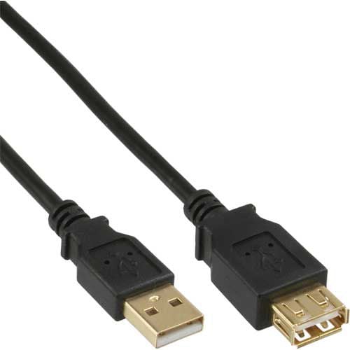Accesoriu pentru imprimanta inline Cablu prelungitor USB 2.0 - contacte placate cu aur - 1m (34610S)