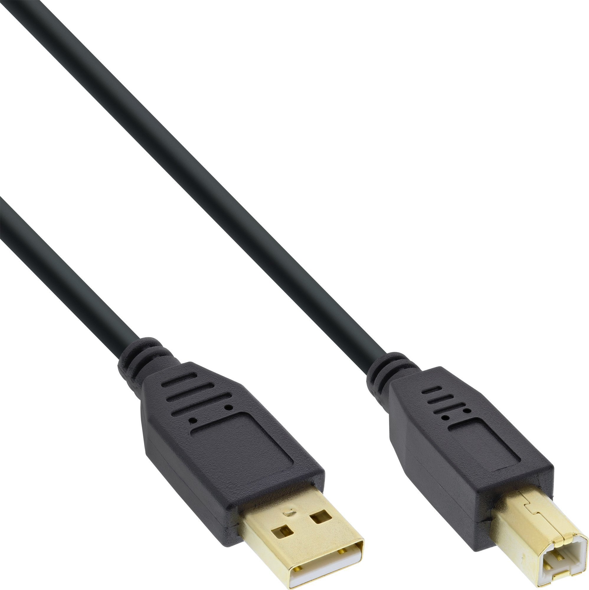 Cablu USB InLine USB-A - USB-B 1,5 m Negru (34515S)