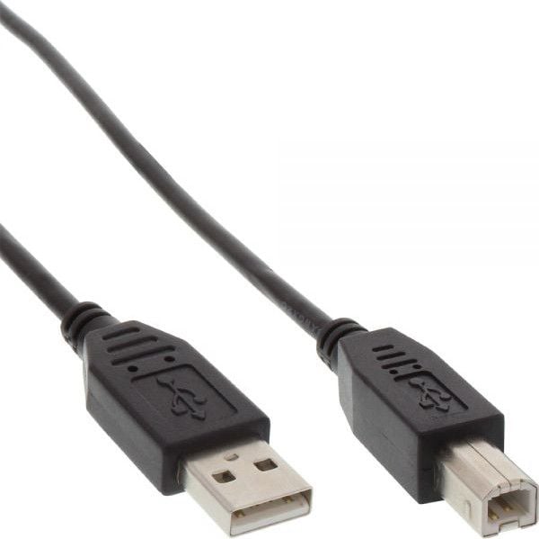 USB InLine USB-A - Cablu USB-B 5m negru (34555X)