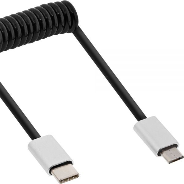 Accesoriu pentru imprimanta inline C USB -> Micro USB (M / M) 0.5m negru (35866)