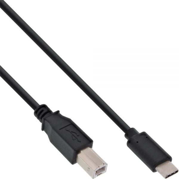 USB InLine USB-C - cablu USB-B 5m negru (35765)