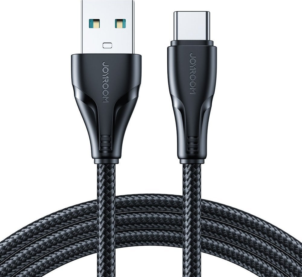 Cablu USB Cablu USB Joyroom Joyroom - Seria USB C 3A Surpass pentru încărcare rapidă și transfer de date 3 m negru (S-UC027A11)