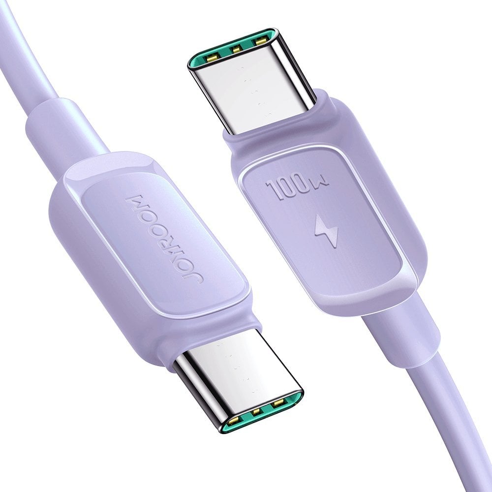 Kabel USB Joyroom Kabel Joyroom S-CC100A14 USB-C/USB-C 100W 1,2 m fioletowy