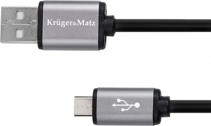 CABLU USB - MICRO USB 1M BASIC K&M - KM1235
