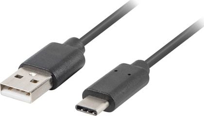 Cablu USB Lanberg USB-A - 1 m negru (CA-USBO-31CU-0010-BK)