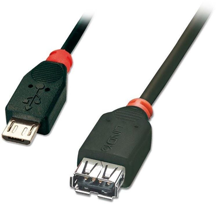 Accesoriu pentru imprimanta lindy USB tip A - Micro B, OTG, 1m (31936)
