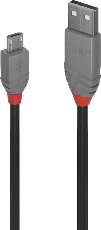 Accesoriu pentru imprimanta lindy Lindy 36732 Kabel USB 2.0 A - Micro-B Anthra Line - 1m