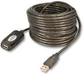 Cablu prelungitor USB 2.0 Lindy, 20 m