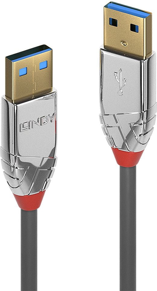 Lindy USB-A - cablu USB-A 3m gri (36628)