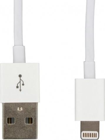 Kabel USB LMP USB-A - Lightning 1 m Biały (LMP-LIGHUSB-1M)