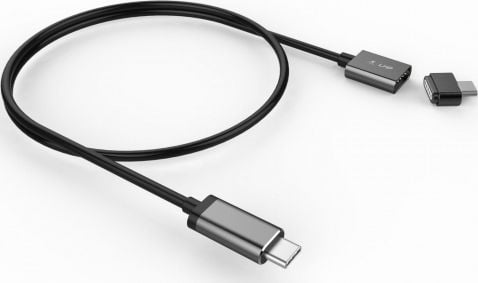 PML MAGNETIC DE SIGURANȚĂ 3 m de cablu | C-USB - USB-C | Spațiu Gray