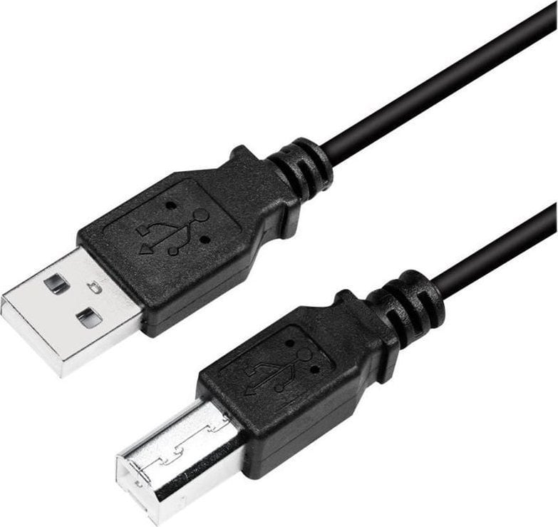 Kabel USB LogiLink USB-A - USB-B 3 m Czarny (CU0008B)