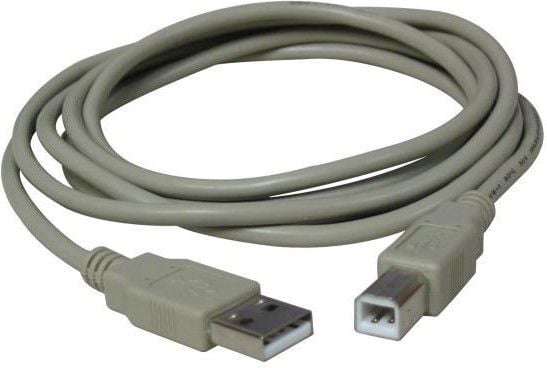 Accesoriu pentru imprimanta logo USB-A - USB-B 3m Gray (10219)