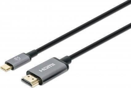 Kabel USB Manhattan USB-C - HDMI 1 m Czarny (153591)