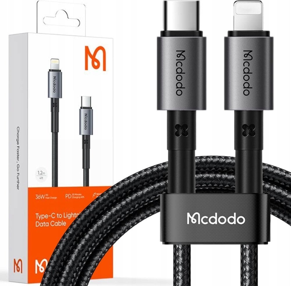 Kabel USB Mcdodo Kabel Do Iphone, Usb-C, Prism, Mocny, Szybki, 36W 1.2M, Mcdodo